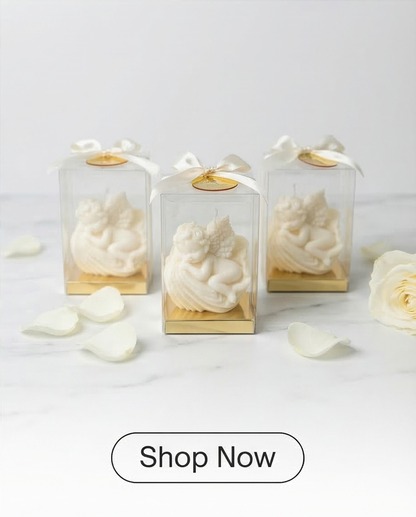 Sleeping Angel Keepsake Figurine - 7x7x12cm Gift for Baptism & New Baby