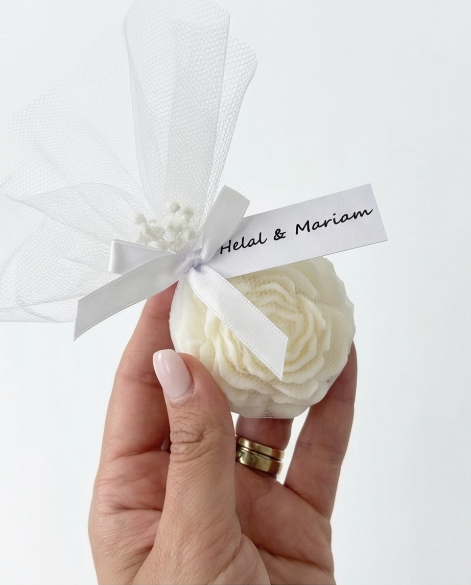 Flower Candle - Beautifully Crafted Floral Keepsake & Gift