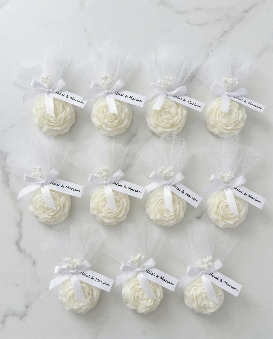 Flower Candle - Beautifully Crafted Floral Keepsake & Gift