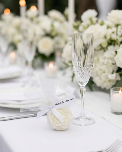 Flower Candle - Beautifully Crafted Floral Keepsake & Gift