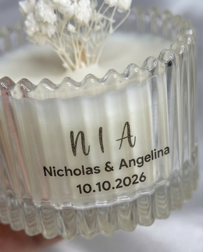 Small Glass Jar Favour