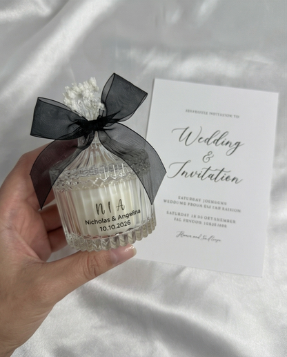 Small Glass Jar Favour